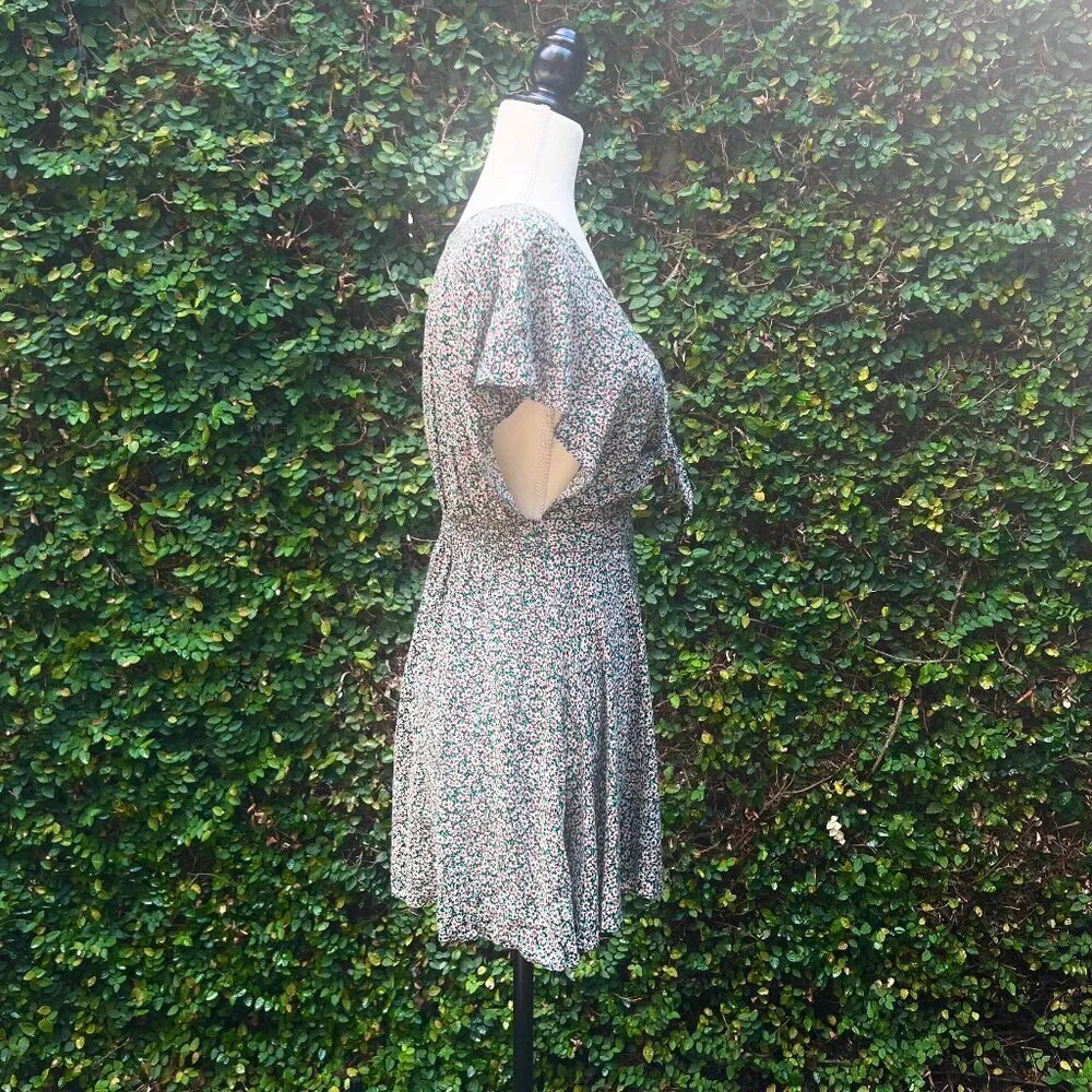 Urban Outfitters Kimchi Blue Jodi Flutter Sleeve Romper Festival Fairy Boho - Picture 8 of 15
